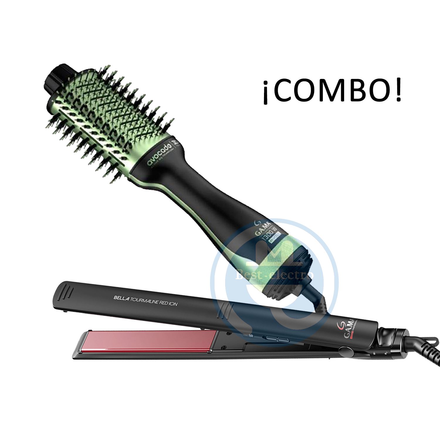 Combo Gama Alisadora BECHS0000002116 y Cepillo Secador